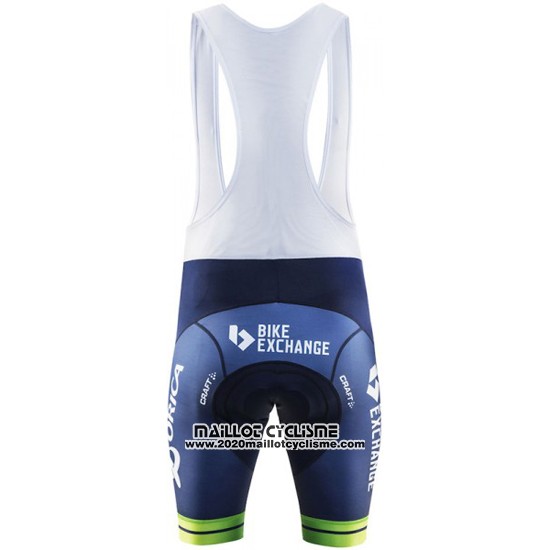 2016 Maillot Ciclismo Orica GreenEDGE Blanc et Bleu Manches Courtes et Cuissard